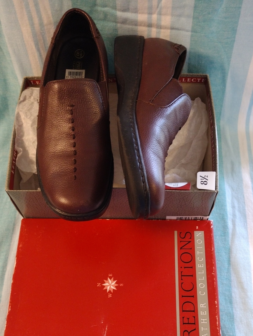 Predictions Brown Slip-On Leather Loafers
